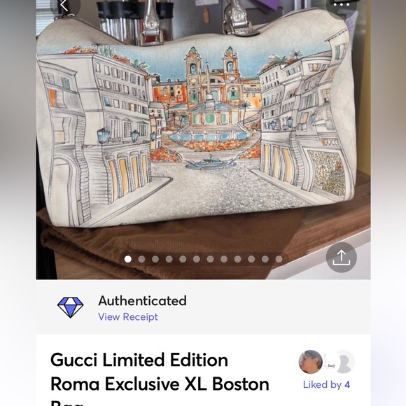 Gucci limited edition Roma Exclusive XL Boston Bag - Picture 12 of 12